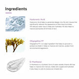 Ingredients of hyaluronic acid serum