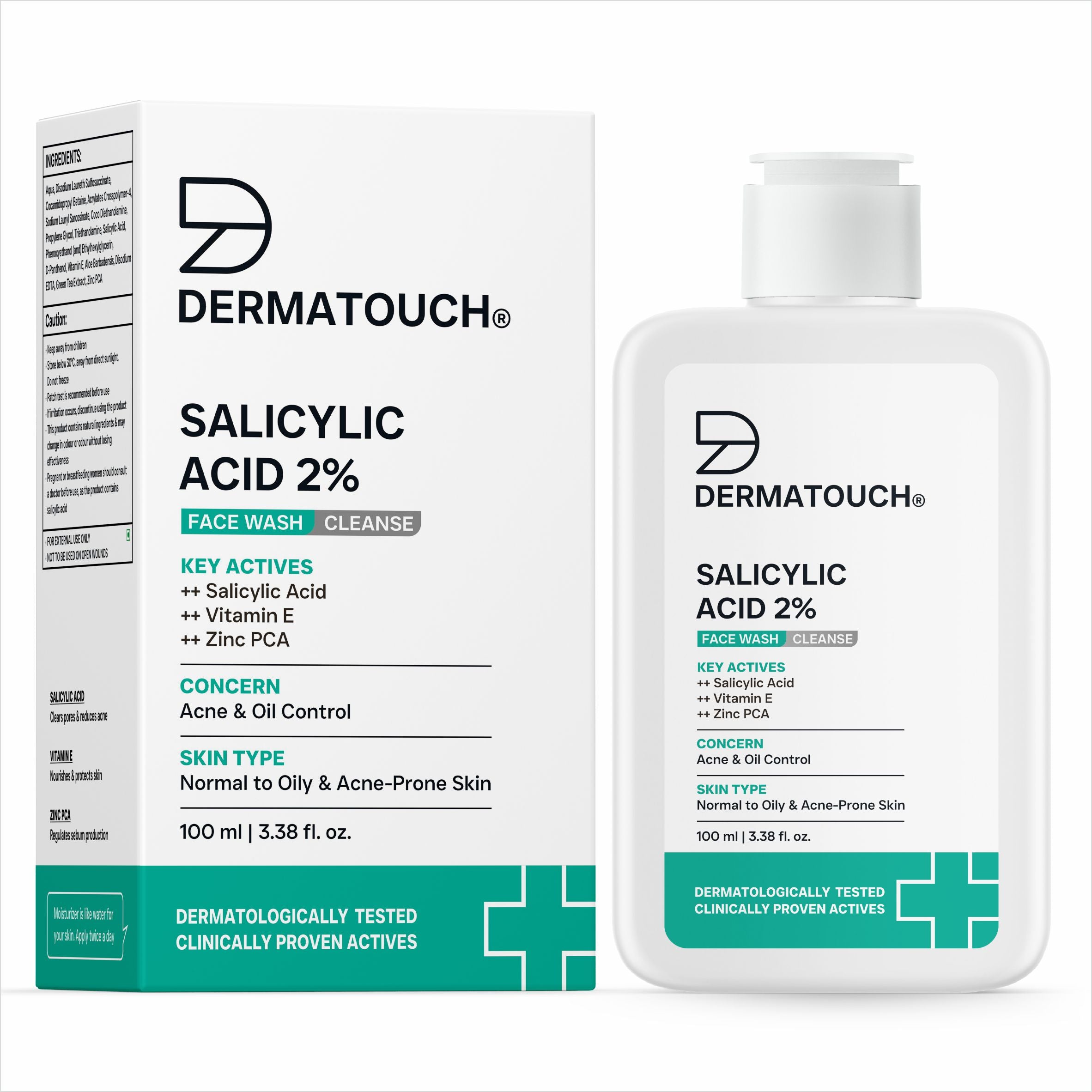 Salicylic Acid 2% Face Wash for Acne & Oil Control 100ml