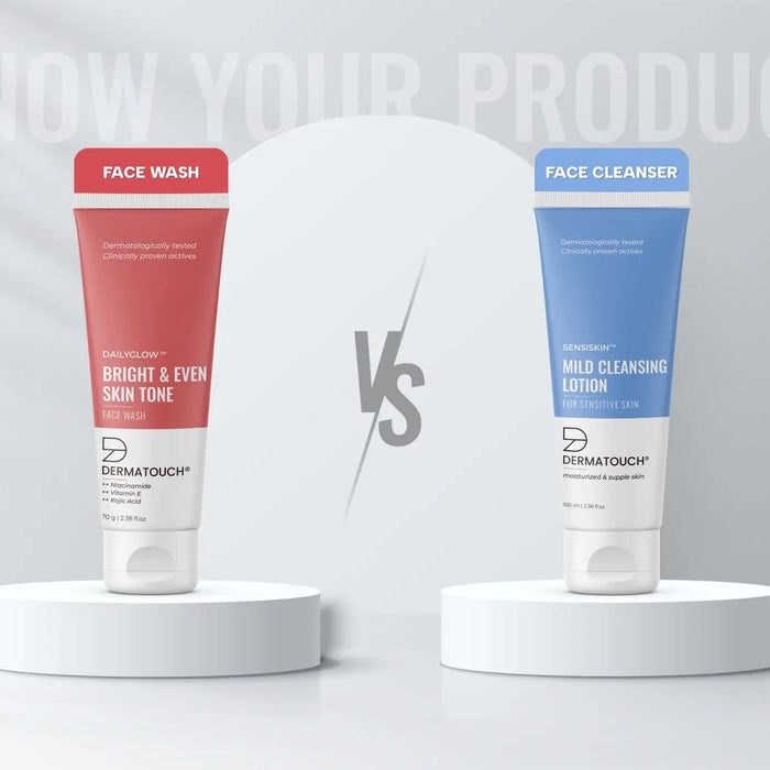 Face Wash vs. Cleanser Explained | Expert Tips.