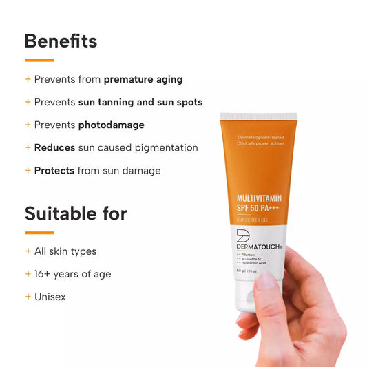 Benefits of Multivitamin Sunscreen Gel