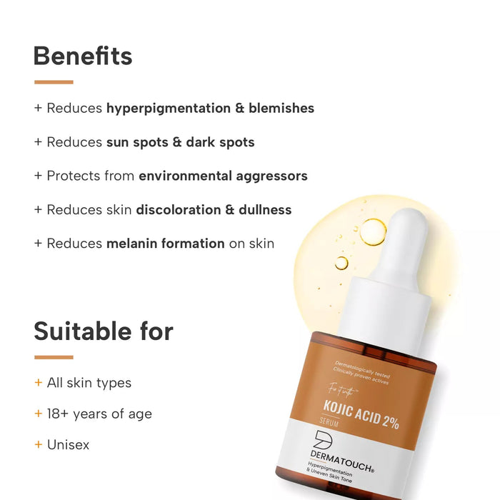 benefits of Kojic acid 2 % serum