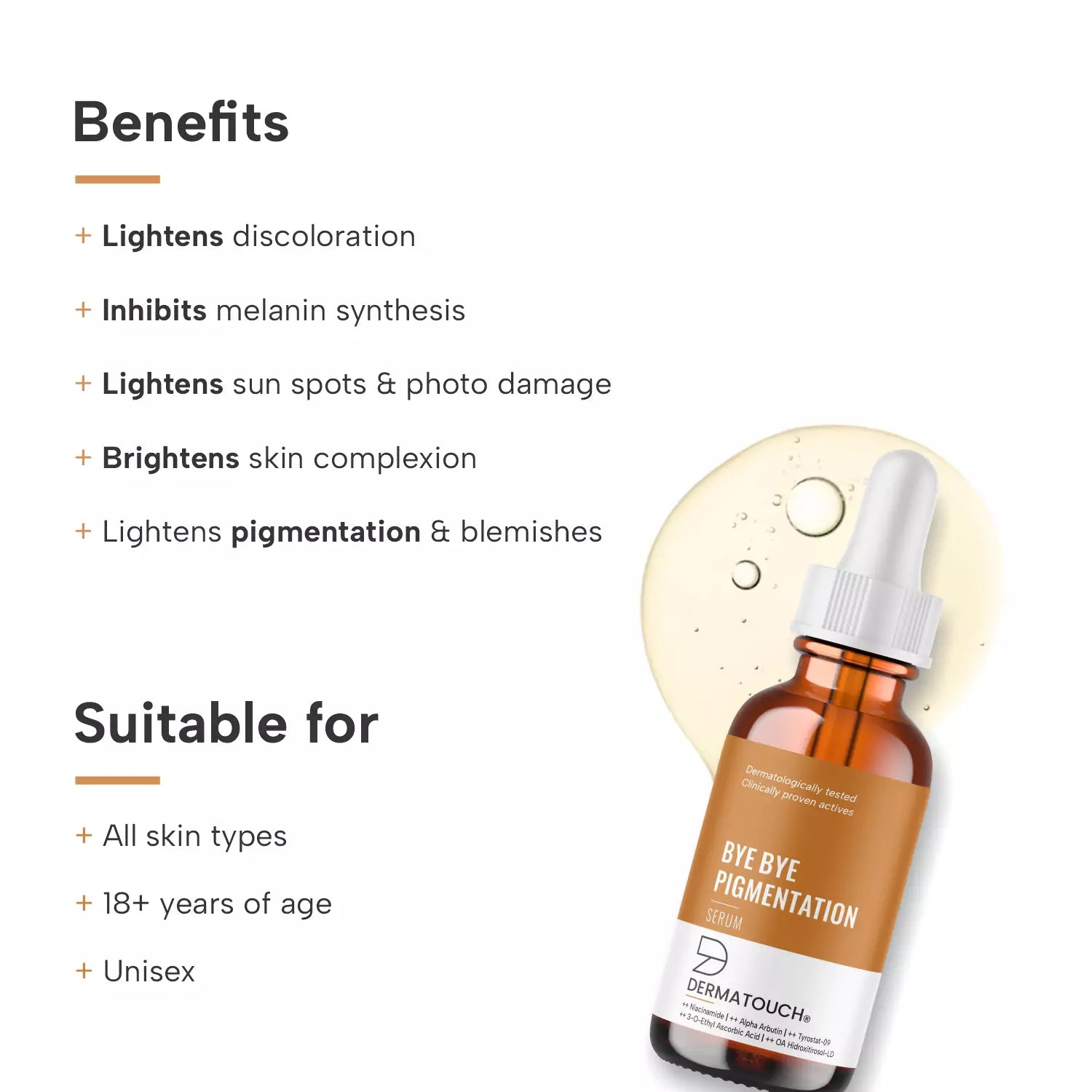 benefits of bye bye pigmentation serum