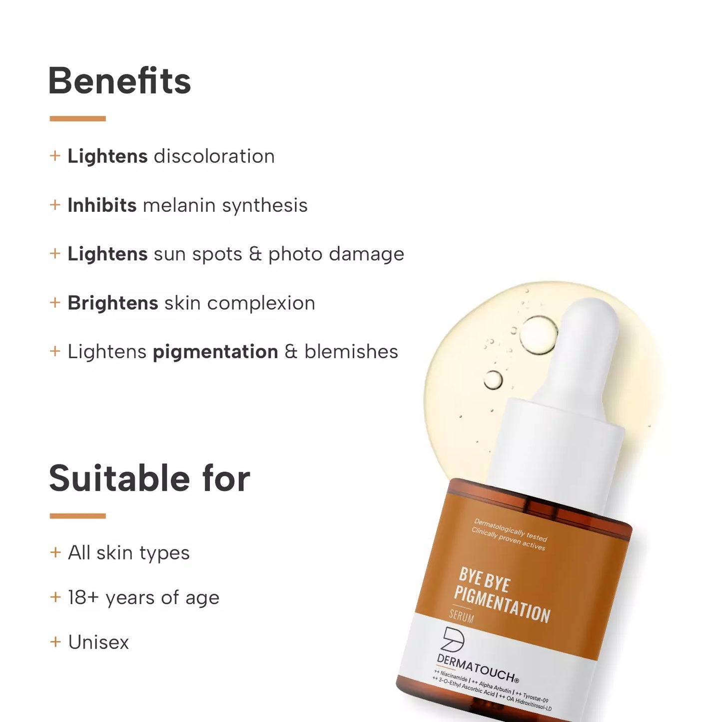 benefits of bye bye pigmentation serum