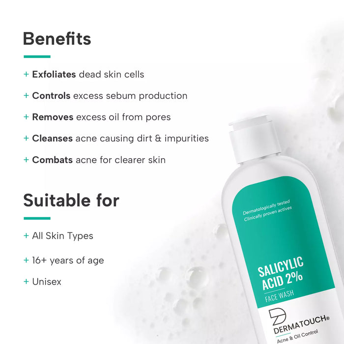 Benefits of Salicylic Acid 2% face wash