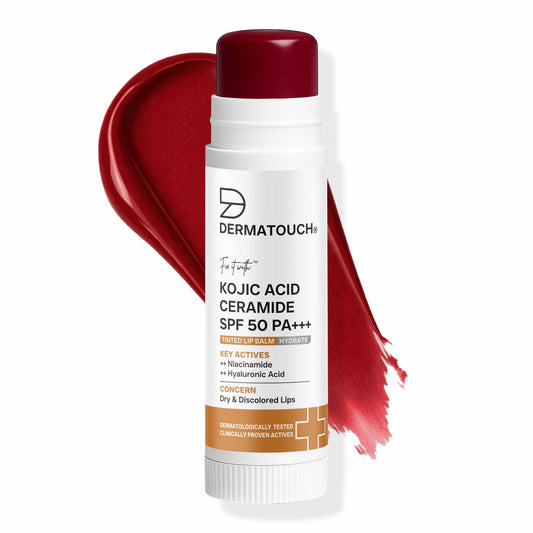 Kojic Acid Ceramide SPF 50 PA+++ Natural Lip Balm - Dark Tint