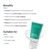 Benefits of Acne Pro SPF 50 PA+++ Sunscreen