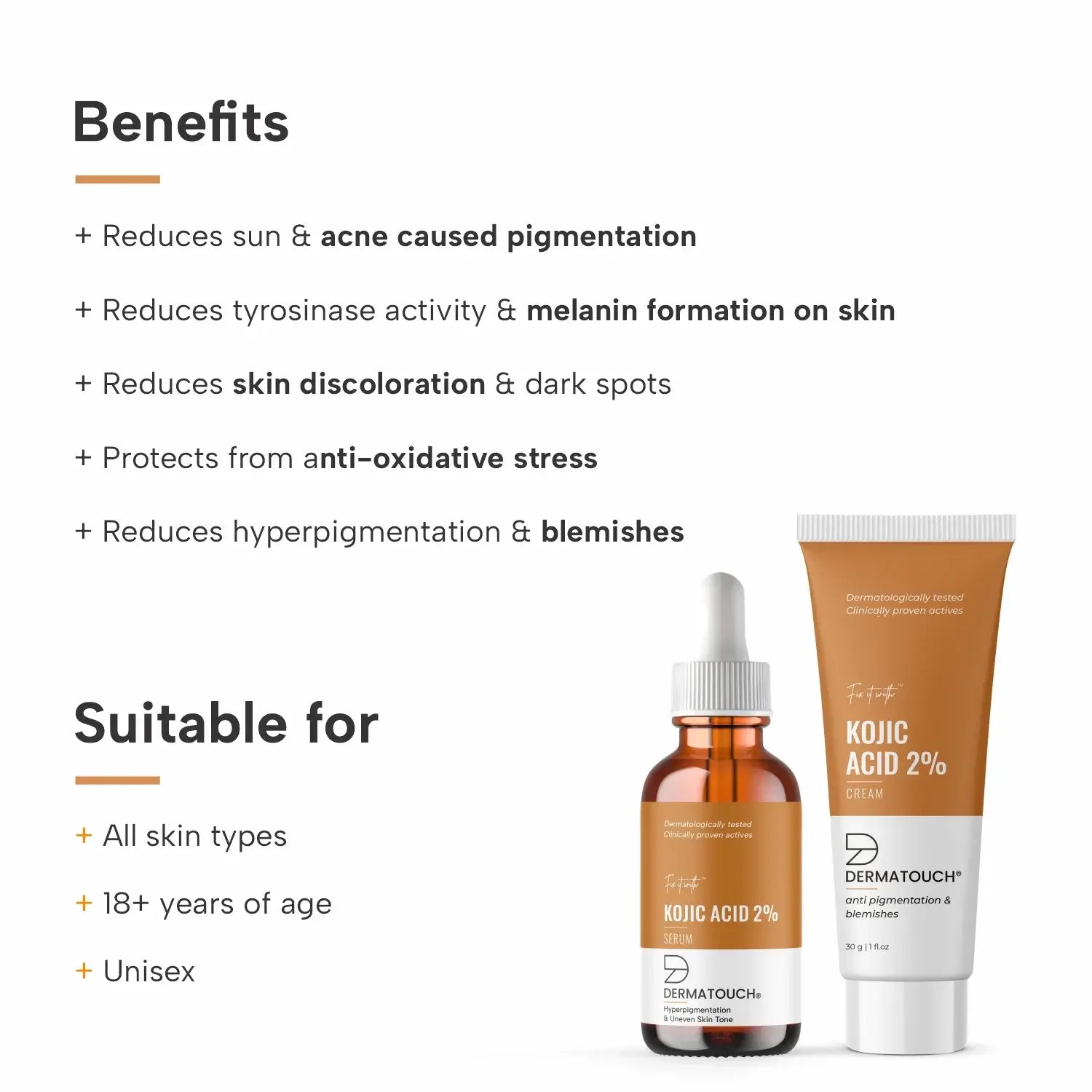 Benefits of Pigmentation Care with Kojic kit 
