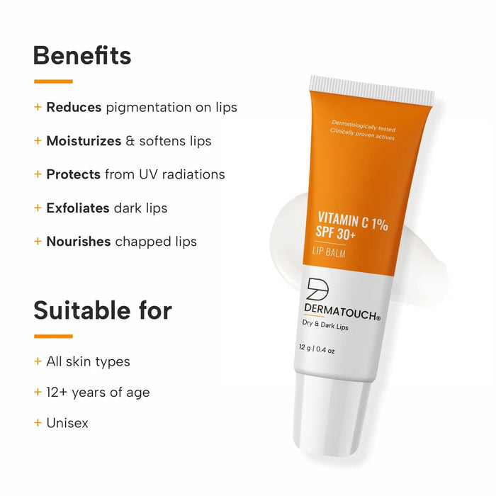 Benefits of Vitamin C 1% SPF 30+ Lip Balm