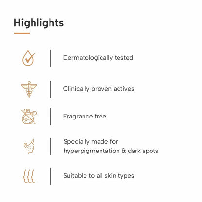 Highlights of kojic acid serum
