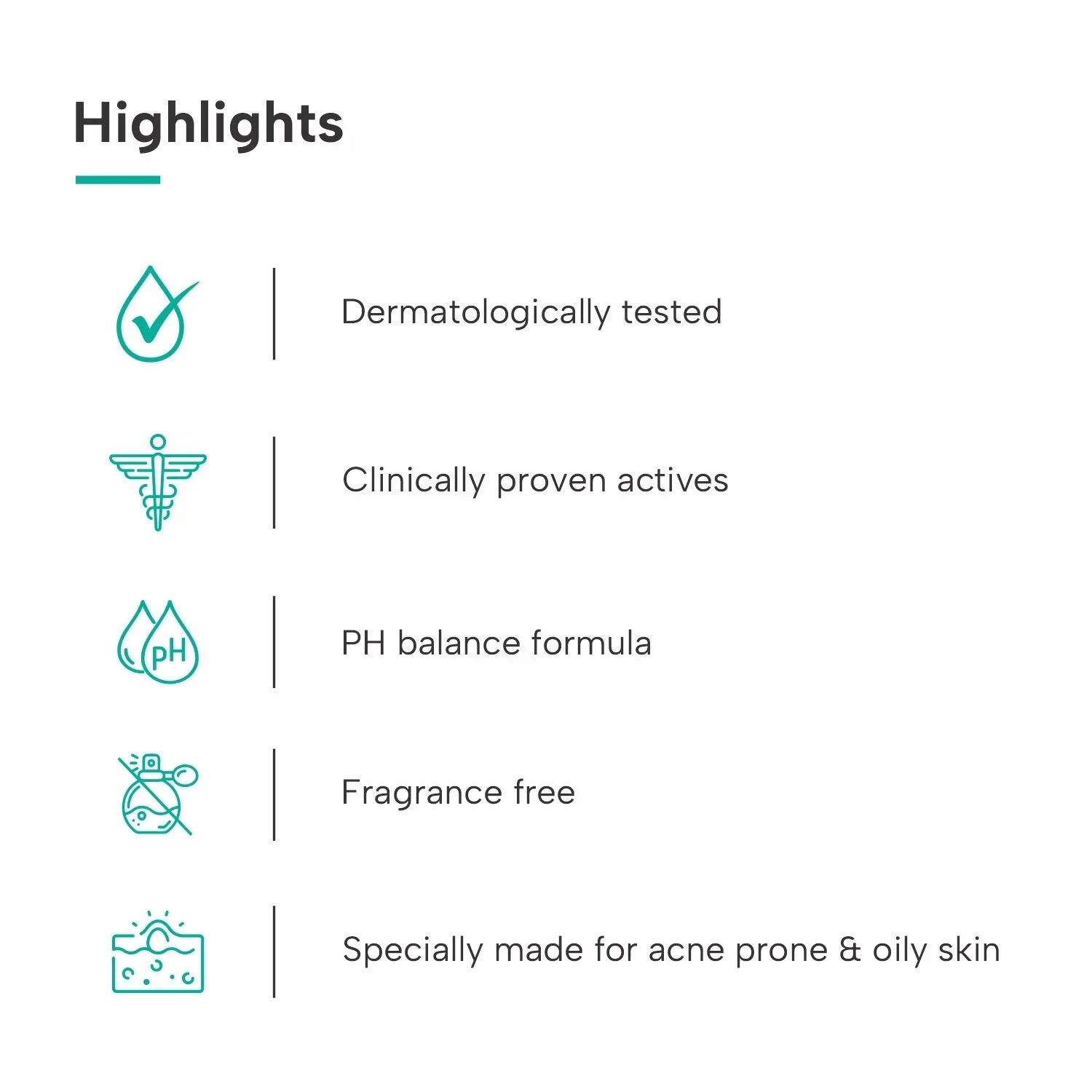 Highlights of Salicylic Acid 2% Face Wash