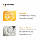 Ingredients of Undamage Matte Touch Sunscreen