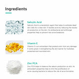 Ingredients of Salicylic Acid 1% Body Wash
