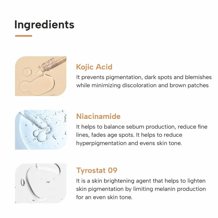 Ingredients of Kojic Acid Cream