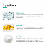 Ingredients of salicylic acid face wash