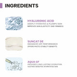 ingredients of hyaluronic acid sunscreen gel