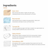 Ingredients of Pigmentation Care with Kojic kit 