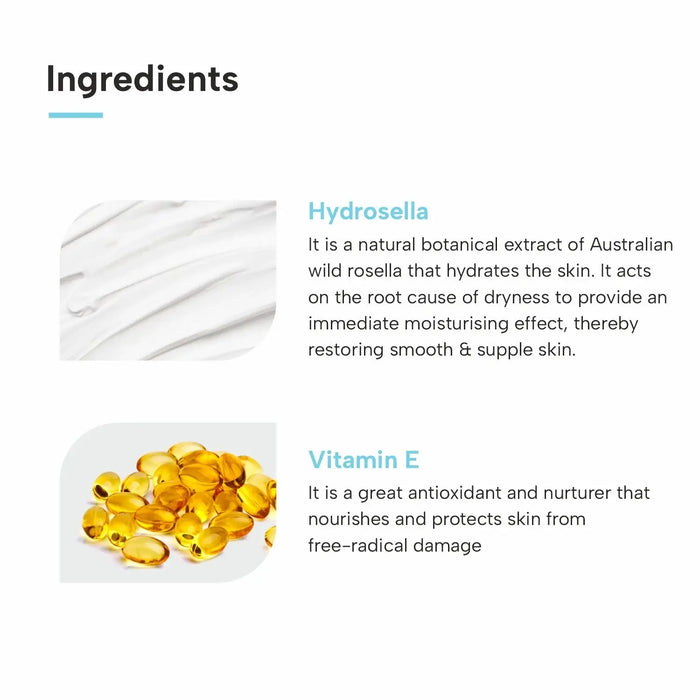 Ingredients of vitamin e moisturizer