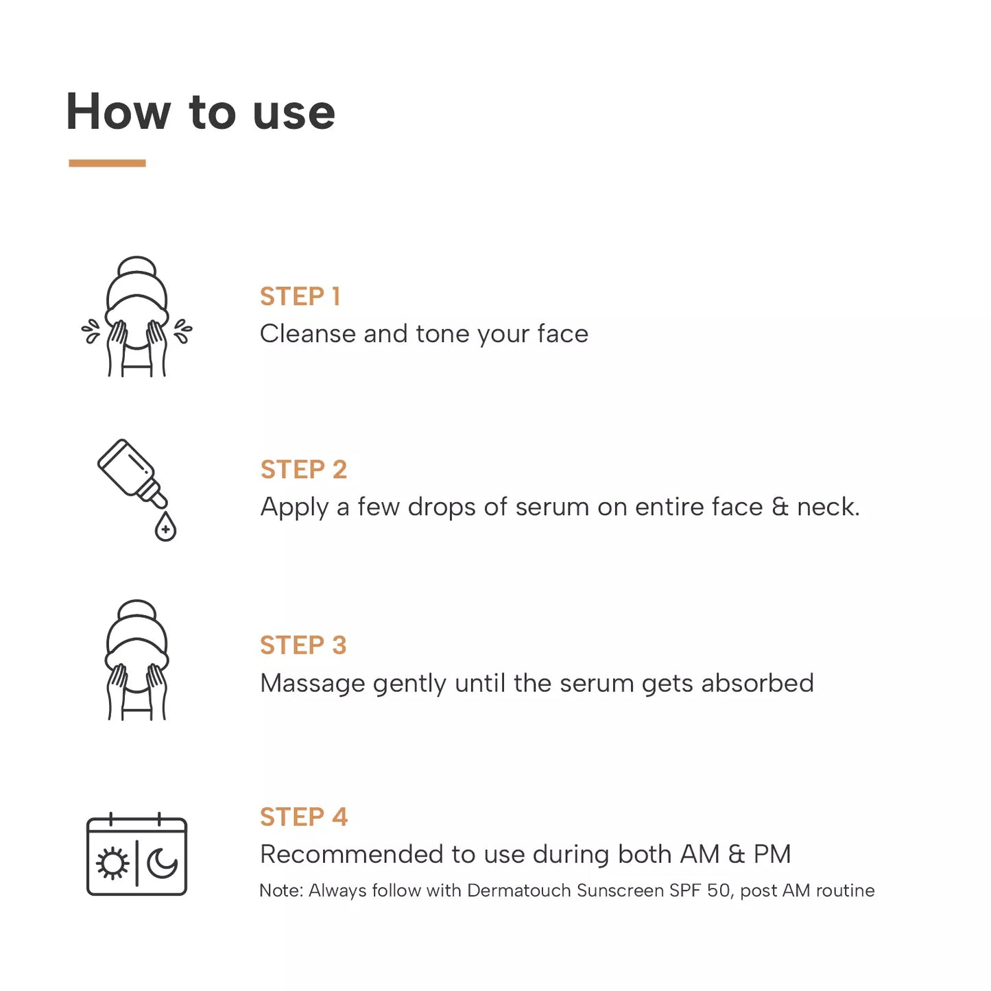 how to use bye bye pigmentation serum