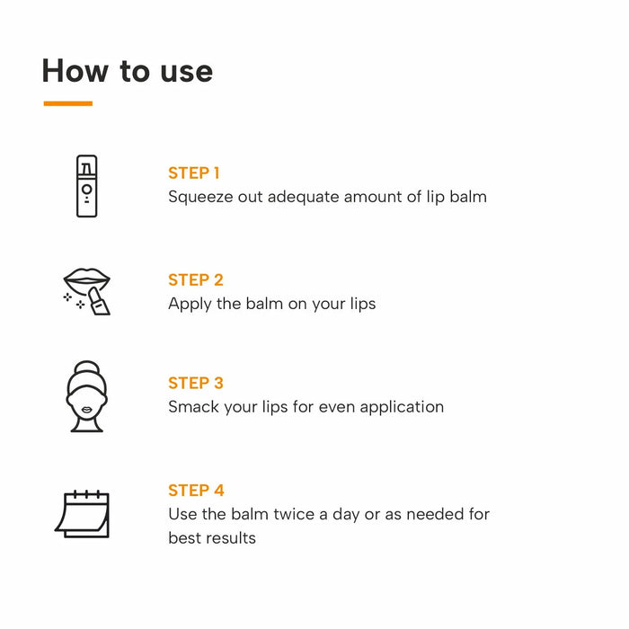 How to use Vitamin C 1% SPF 30+ Lip Balm