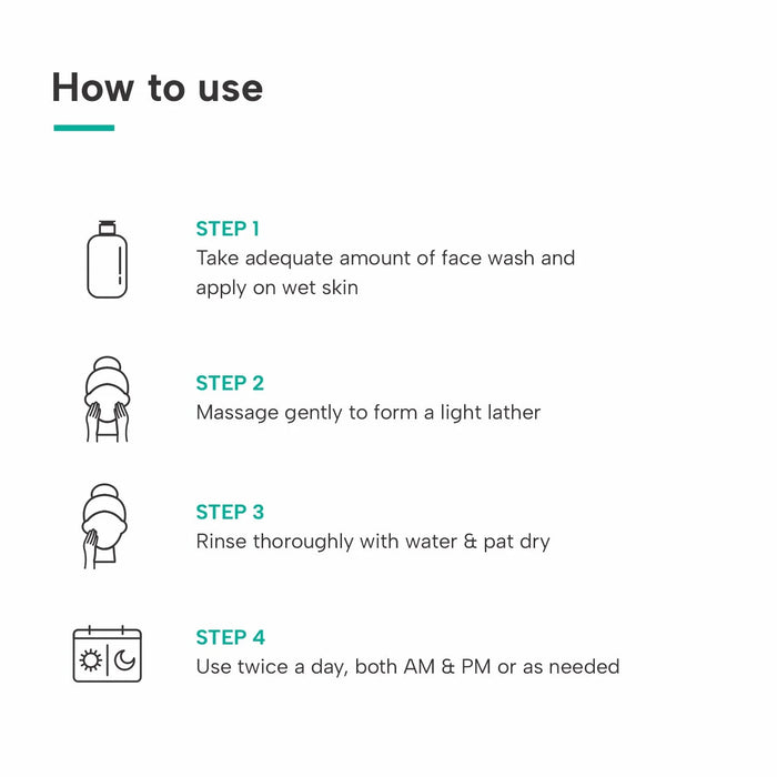 How to use Salicylic Acid 2% face wash