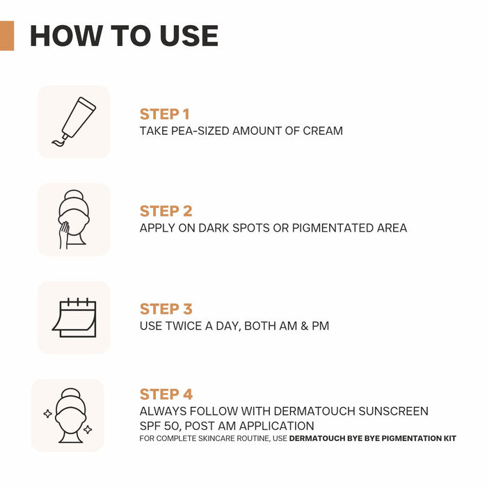 how-to-use-bye-bye-pigmentation-cream