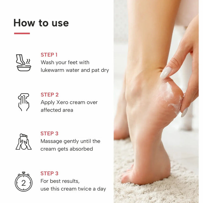 How to use crack foot cream
