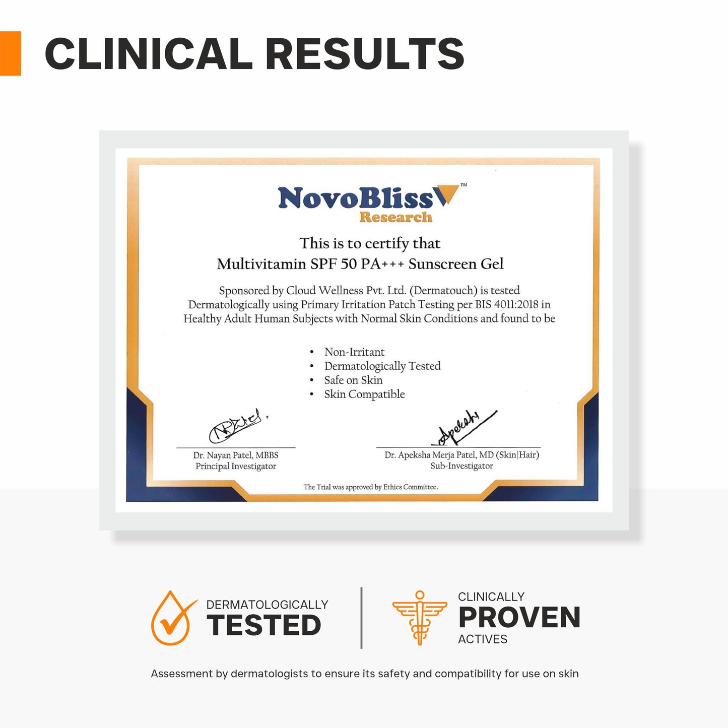 Multivitamin SPF 50 PA+++ Sunscreen Gel