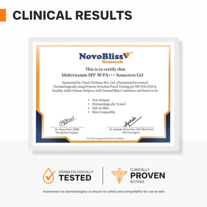 Multivitamin SPF 50 PA+++ Sunscreen Gel
