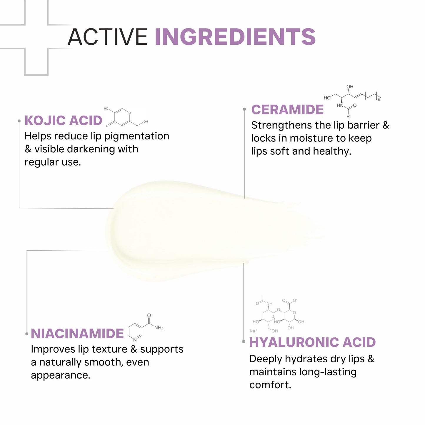 Kojic Acid Ceramide SPF 50 PA+++ Natural Lip Balm