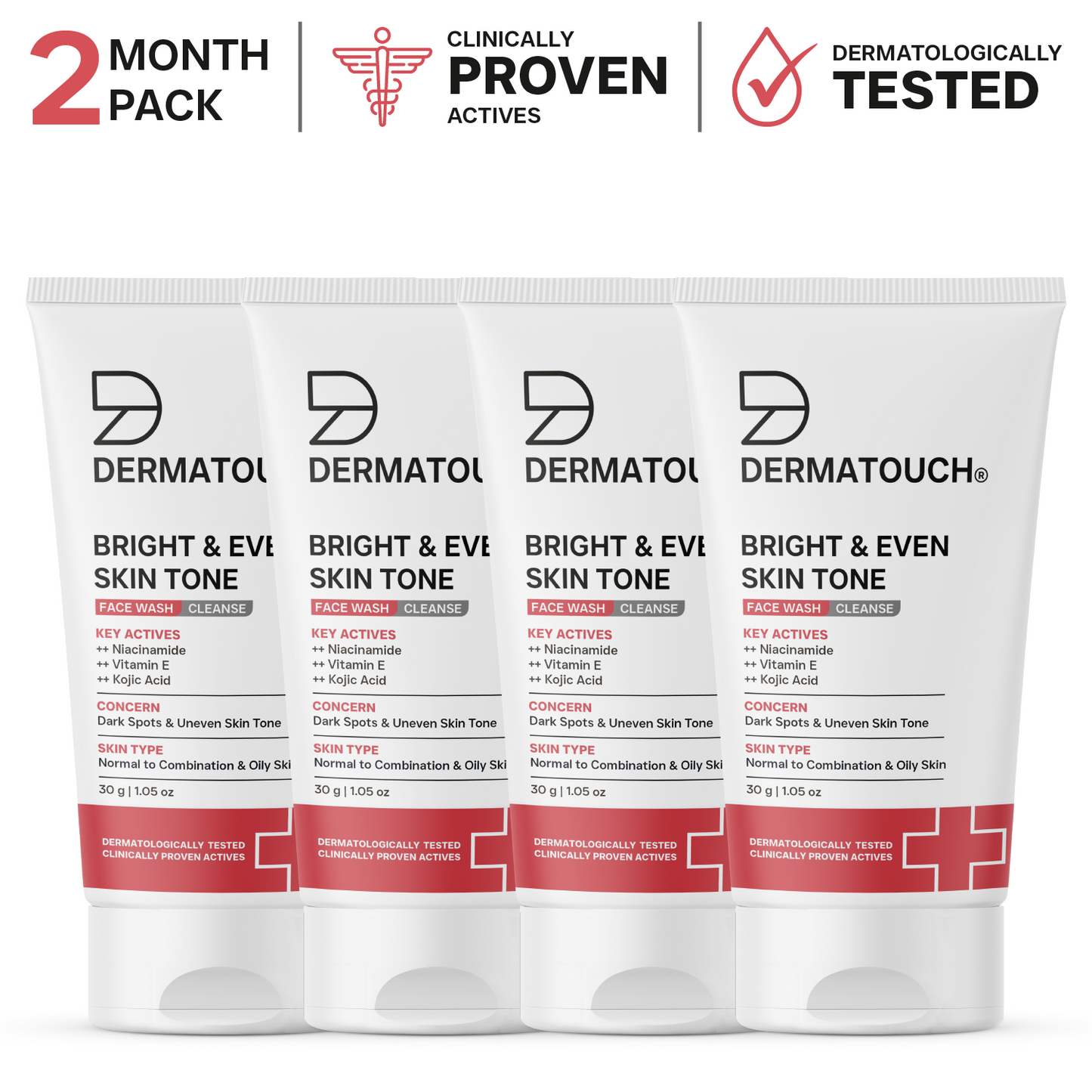 Bright & Even Skin Tone Face Wash PO4