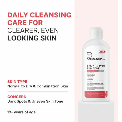 Bright & Even Skin Tone Gentle Cleanser - 50ml