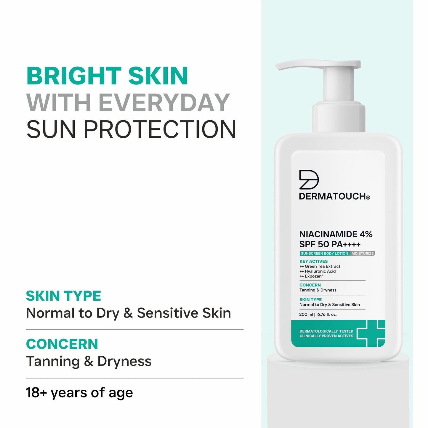 Niacinamide 4% SPF 50 Pa++++ Sunscreen Lotion
