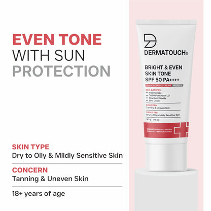 Bright & Even Skin Tone Sunscreen SPF 50 PA++++ 50g