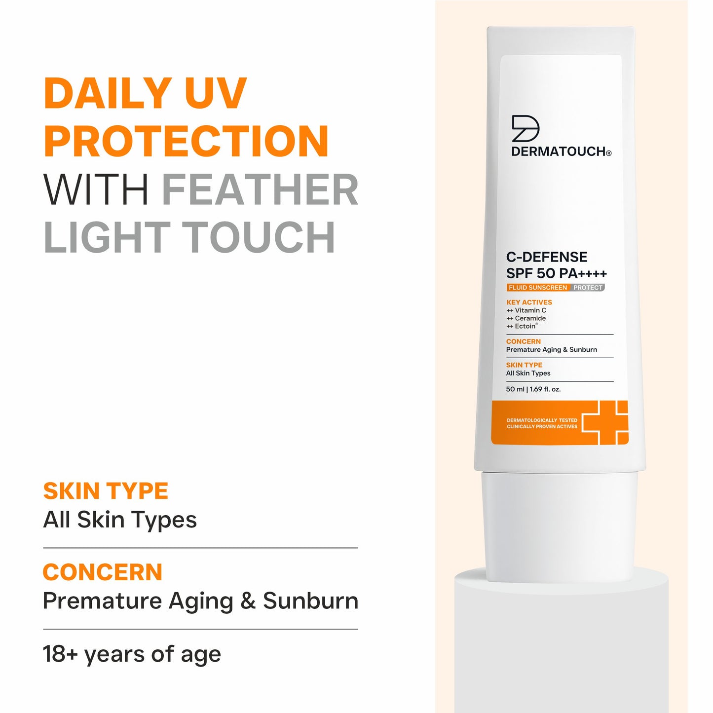 C-DEFENSE SPF 50 PA++++ Fluid Sunscreen