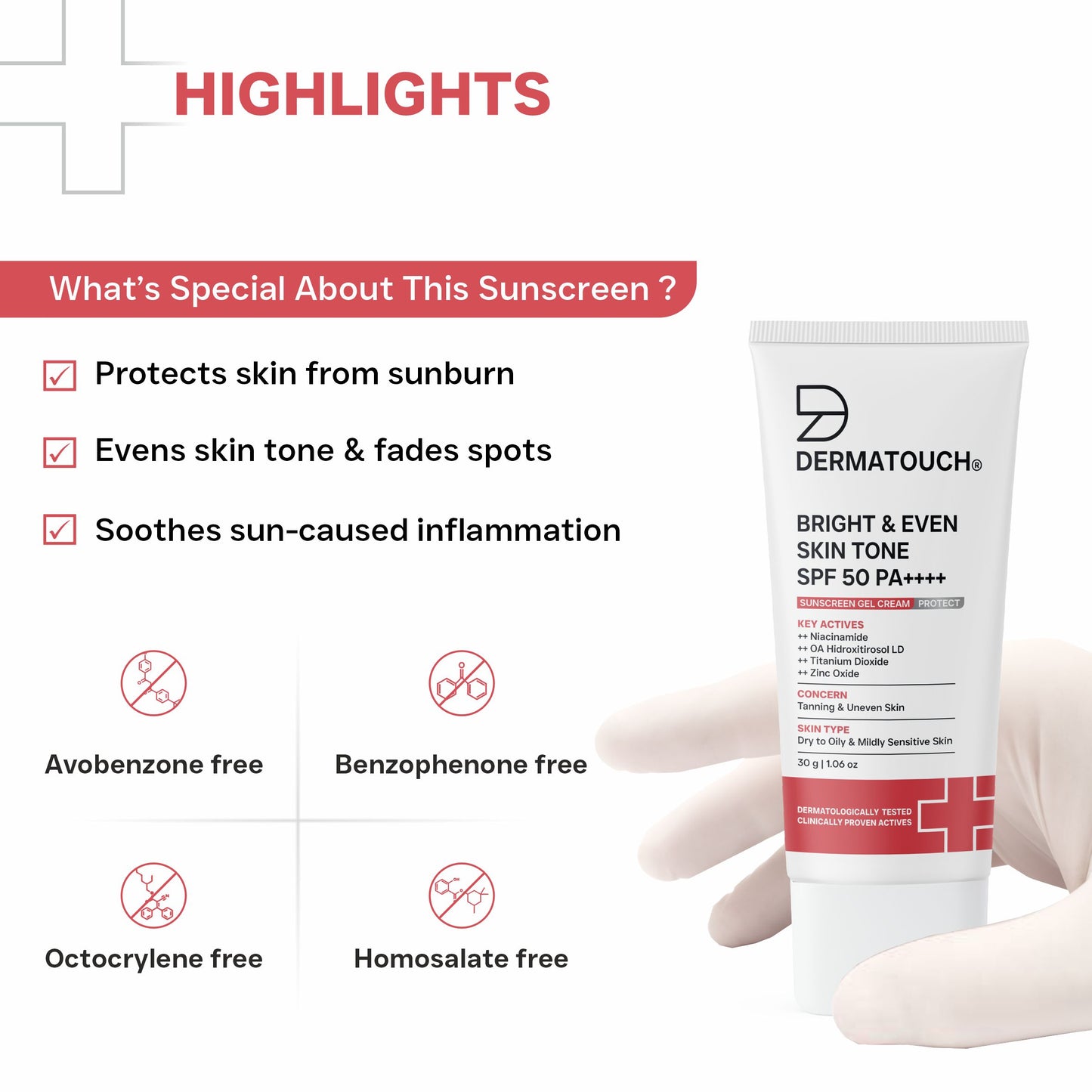 Bright & Even Skin Tone Sunscreen SPF 50 PA++++