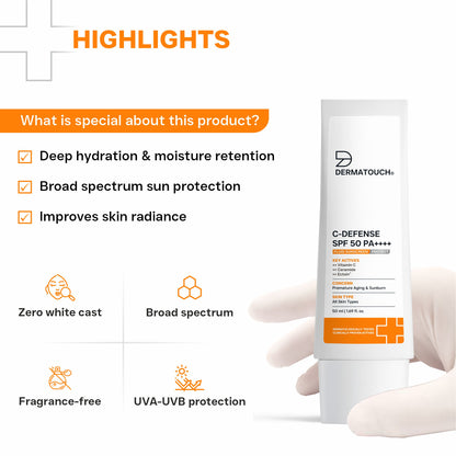 C-DEFENSE SPF 50 PA++++ Fluid Sunscreen