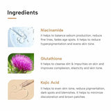 Ingredients of pigmentation face wash