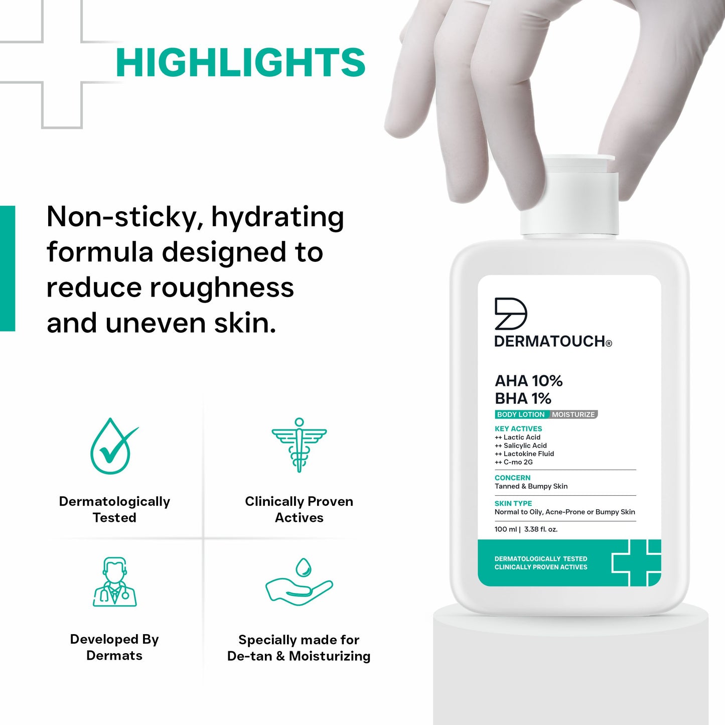 AHA 10% BHA 1% Body Lotion