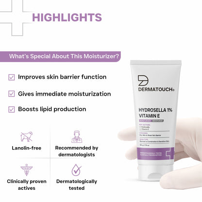 ஹைட்ரோசெல்லா 1% &amp; வைட்டமின் ஈ மாய்ஸ்சரைசர்