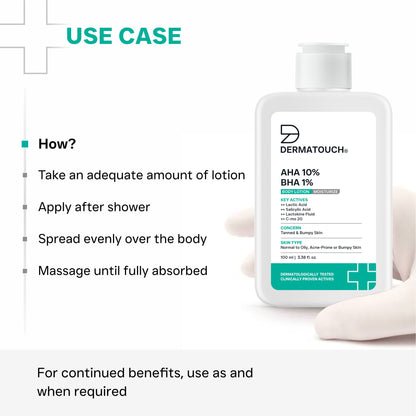 AHA 10% BHA 1% Body Lotion