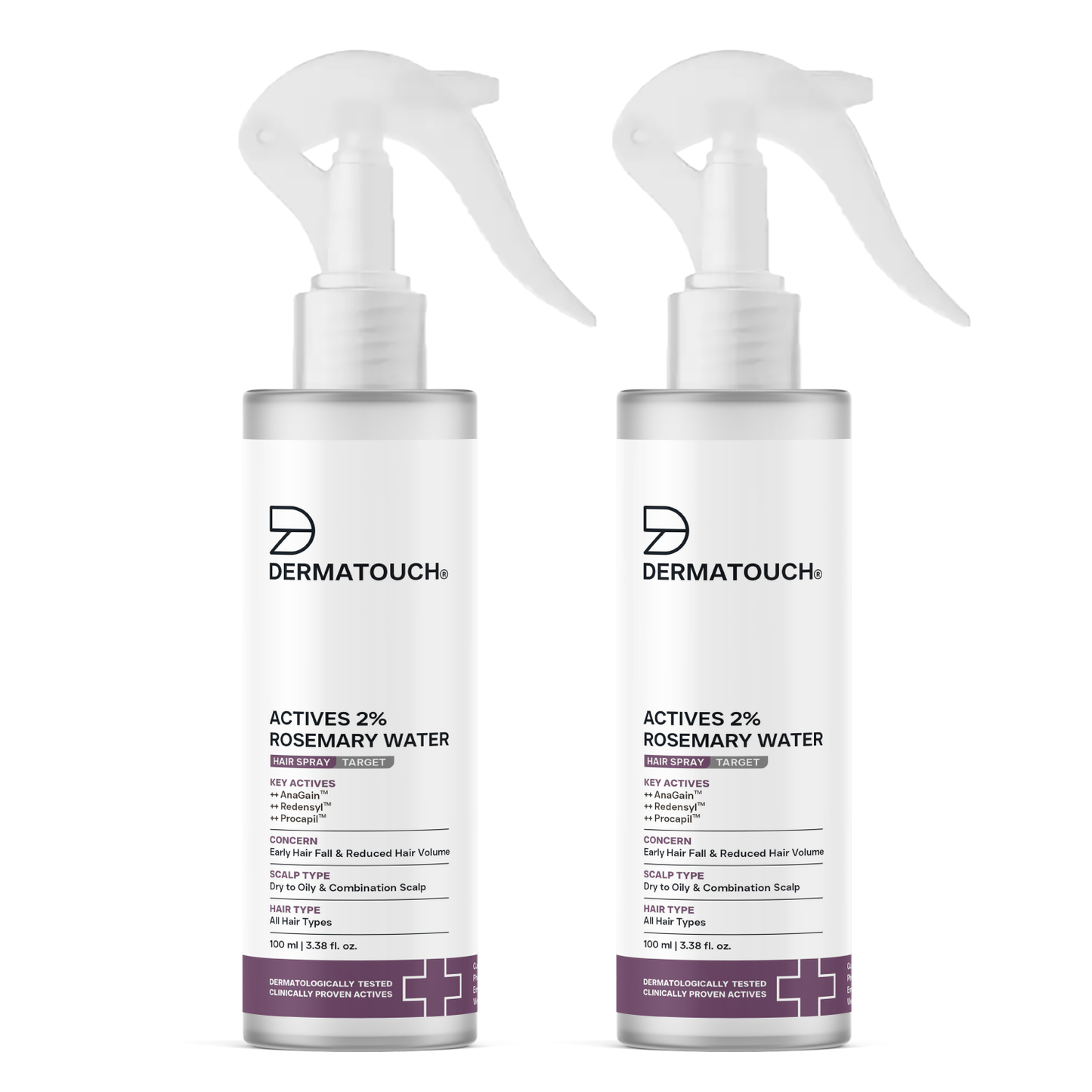 Actives 2% Rosemary Water Spray for Hair Growth Value Pack