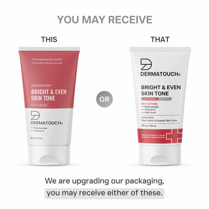 डेलीग्लो ब्राइट और इवन स्किन टोन फेस वॉश