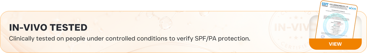 In-vivo tested