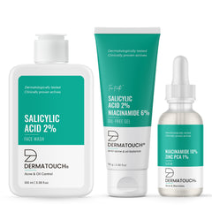 acne-care-kit-salicylic-acid-2-facewash-100ml-niacinamide-10-zinc-pca-1-serum-30ml-salicylic-acid-2-niacinamide-6-oil-free-gel-70g-dermatouch