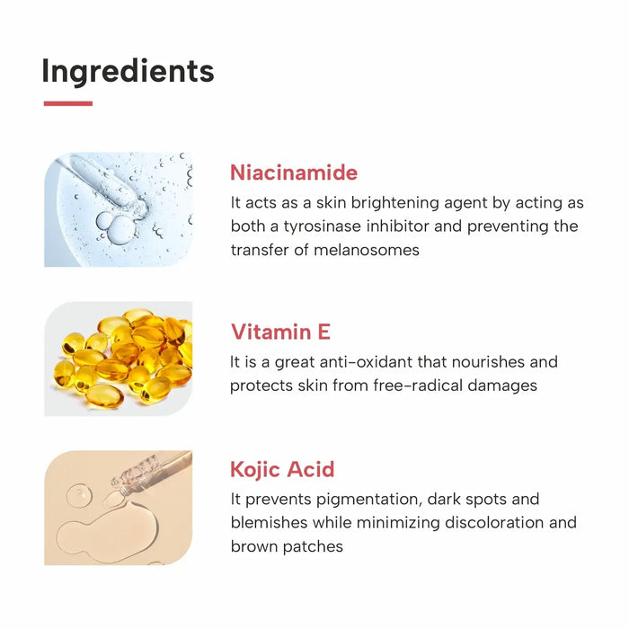 Ingredients of  Dailyglow Bright & Even Skin Tone Face Wash 
