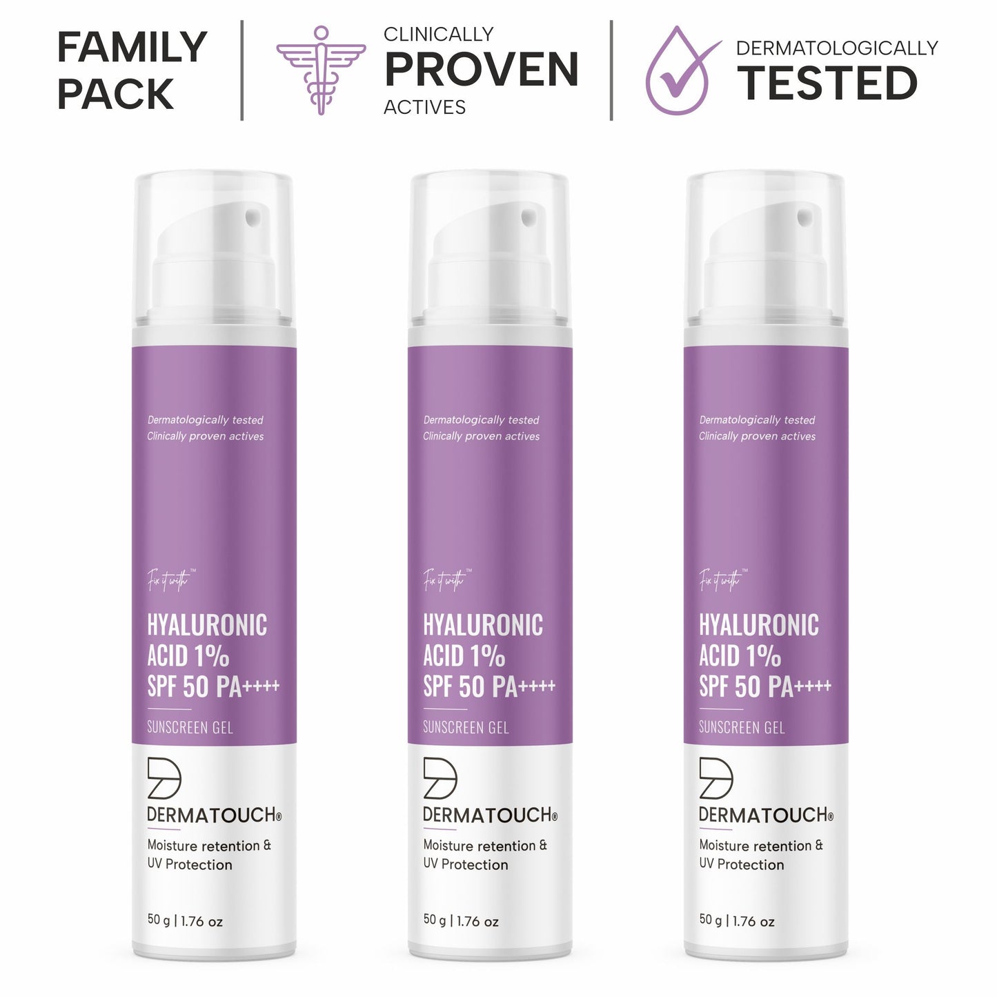 ஹைலூரோனிக் அமிலம் 1% சன்ஸ்கிரீன்