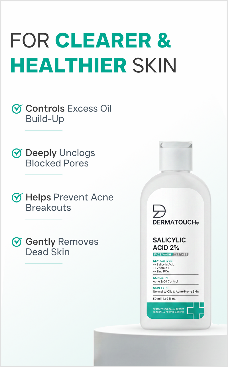 Salicylic Acid 2% Face Wash for Acne & Oil Control 100ml