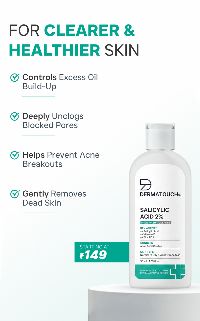 Salicylic Acid 2% Face Wash for Acne & Oil Control 100ml