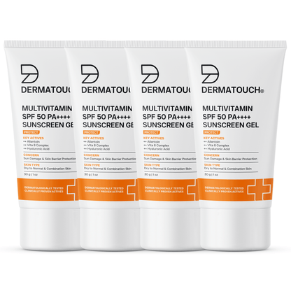 Multivitamin SPF 50 Pa++++ Sunscreen Gel for Sun Damage & Skin Barrier Repair PO4