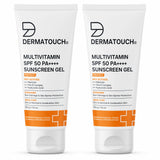 Multivitamin SPF 50 Pa++++ Sunscreen Gel for Sun Damage & Skin Barrier Repair Value Pack